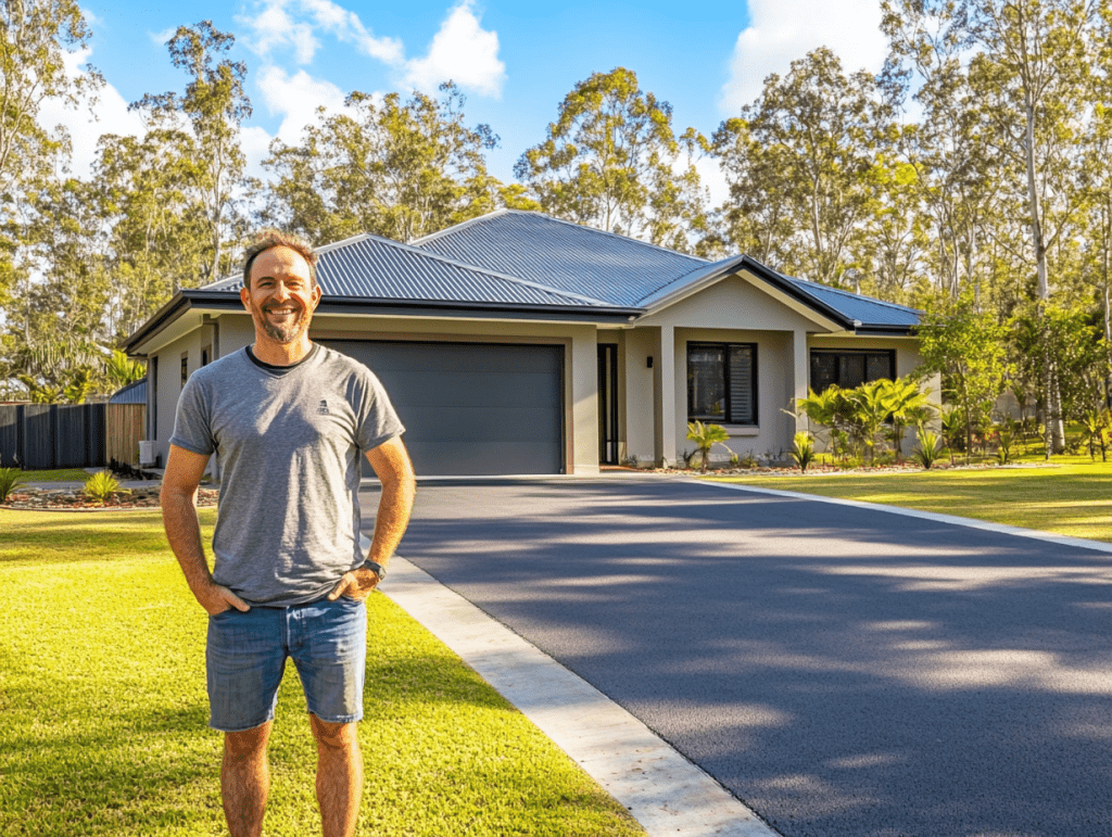happy customer brisbane asphalt driveways