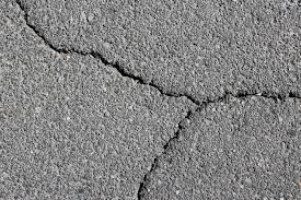cracked asphalt driveway